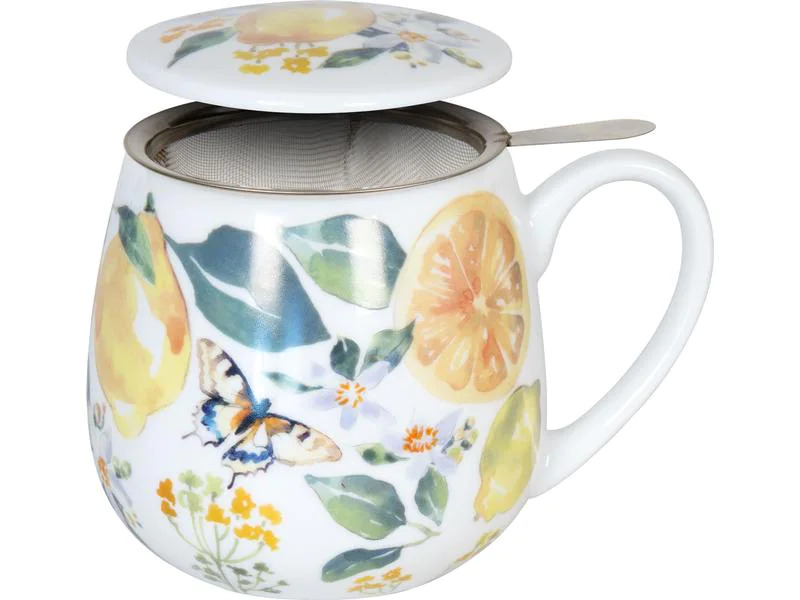 Könitz Teetasse Fruity Tea Lemon 420 ml , 1 Stück, Mehrfarbig