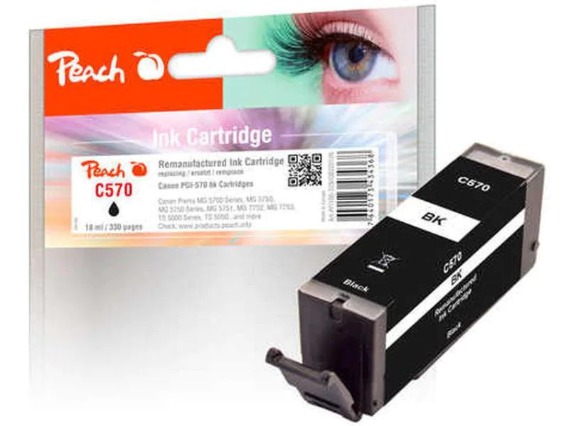 Peach Tinte Canon PGI-570BK Black