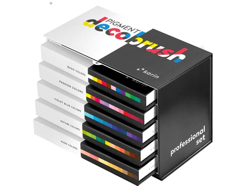 Karin Brushpen Pigment Deco Brush 60 Farben