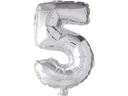 Creativ Company Folienballon 5 Silber