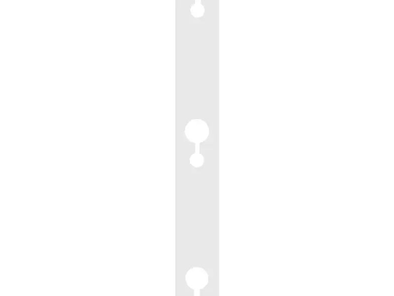 I AM CREATIVE Girlandenband 5 m Weiss