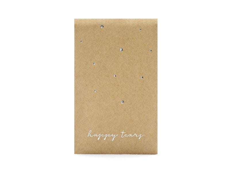 Partydeco Hochzeitsaccessoire Happy tears 7.5 x12 cm, 10 x 3 Stück