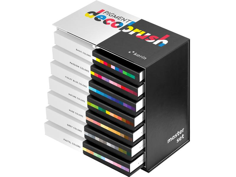 Karin Brushpen Pigment Deco Brush 84 Farben