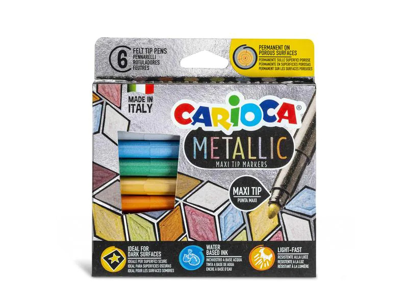 Carioca Metallic E-6 Mehrfarbig