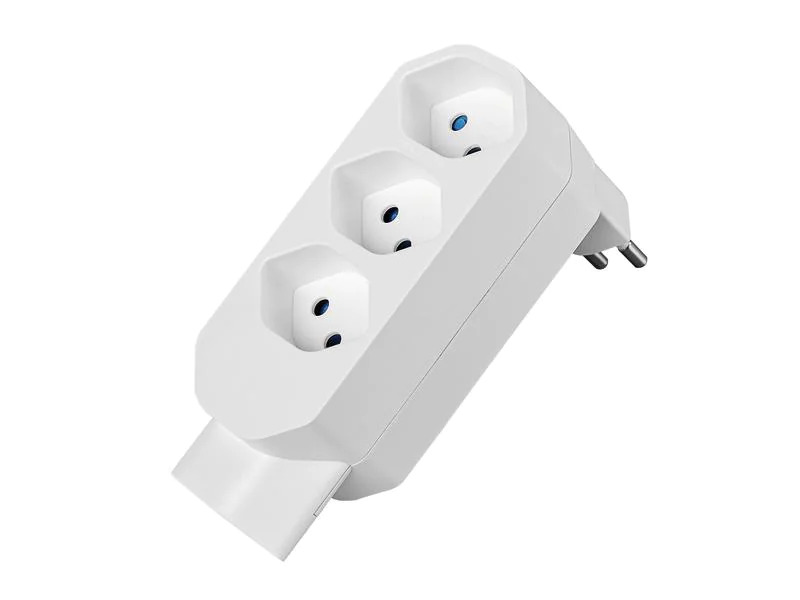 STEFFEN Manta Mehrfachadapter 4xT13 (1x unten) drehbar 4