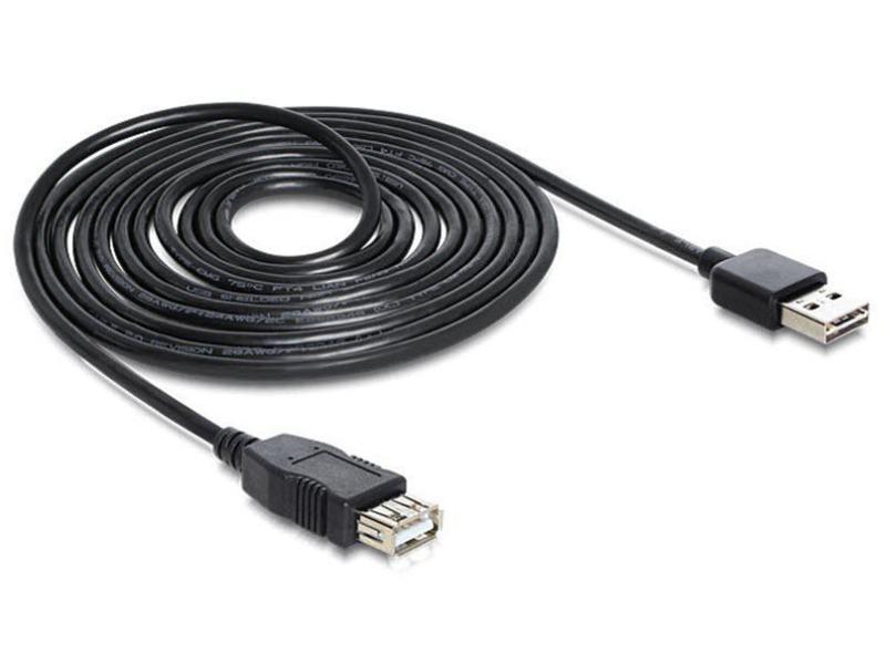Delock USB 2.0-Verlängerungskabel EASY-USB USB A - USB A 1 m