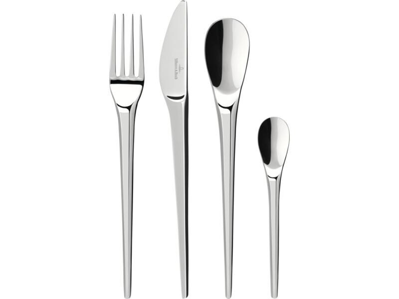Villeroy &amp; Boch Besteck-Set NewMoon 24-teilig, Silber