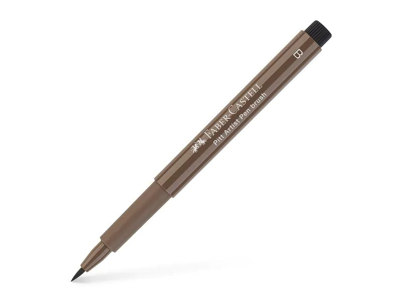 Faber-Castell Tuschestift Pitt Artist Pen B Wallnussbraun