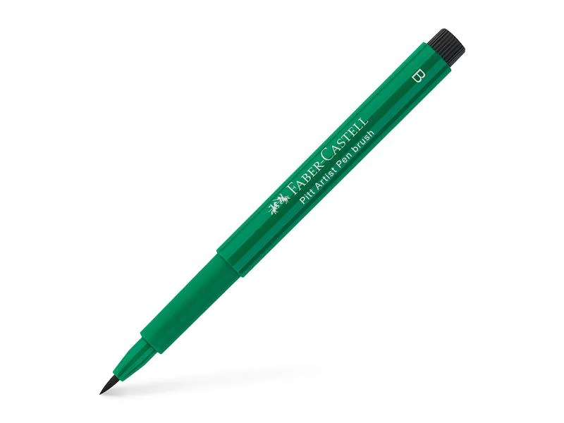 Faber-Castell Tuschestift Pitt Artist Pen B Phthalogrün Dunkel