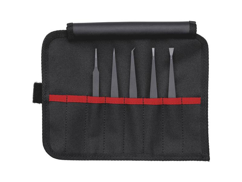 Knipex Kunststoffpinzetten-Set ESD 5-teilig