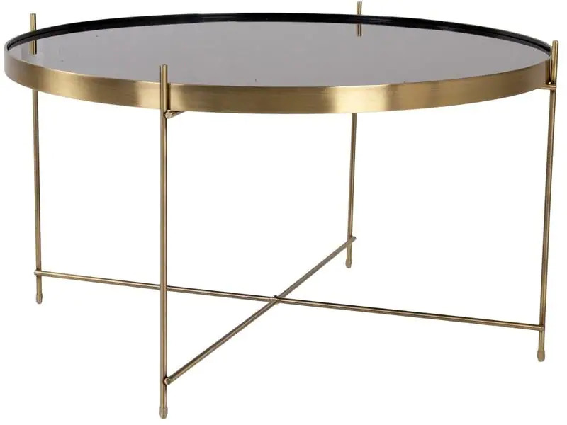 House Nordic Couchtisch Venezia 70 x 40 cm, Gold
