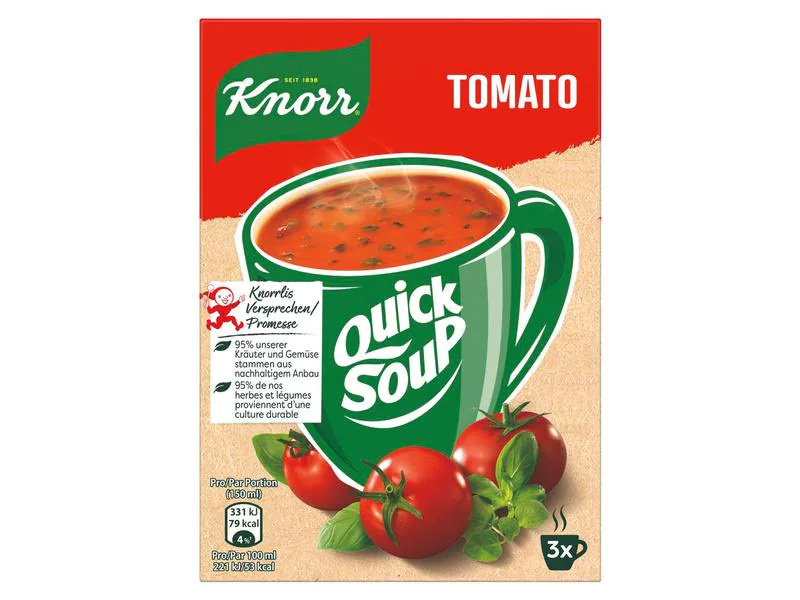 Knorr Quick Soup Tomato 3 Portionen