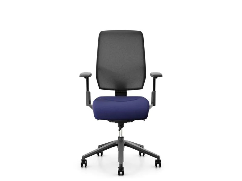 Giroflex Bürostuhl 68 mit Netzrücken Dunkelblau