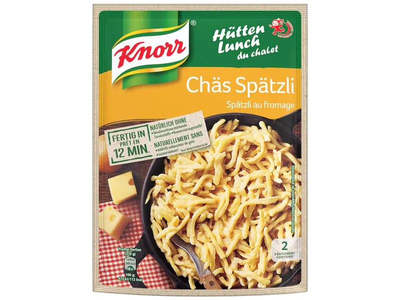 Knorr Hütten Lunch Chäs Spätzli 2 Portionen