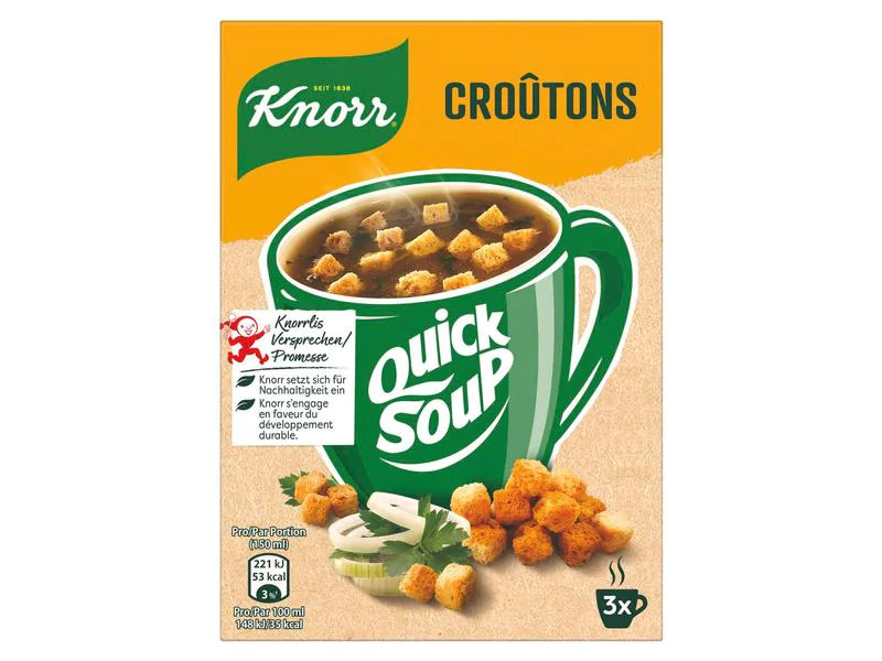 Knorr Quick Soup Croûtons 3 Portionen