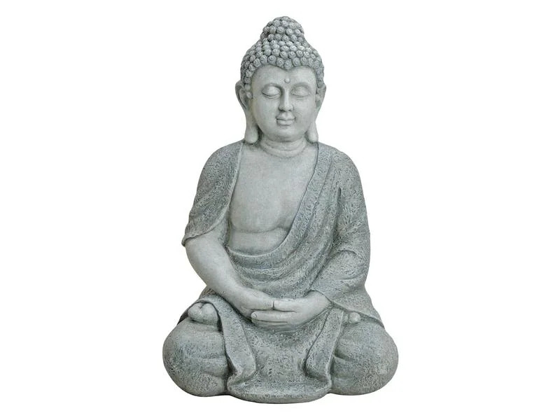 G. Wurm Dekofigur Buddha aus Polyresin, 62 cm