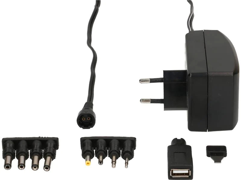 Max Hauri Steckernetzteil Universal 27 W, 3 - 12 V, 2250 mA