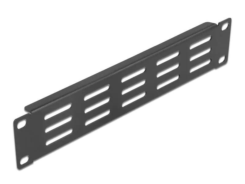 Delock Netzwerkschrank Panel 1HE mit Lüftungsschlitzen 10