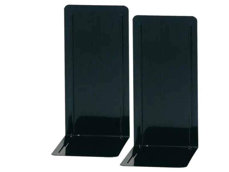 Maul Buchstützen-Set Grösse S Schwarz, Metall