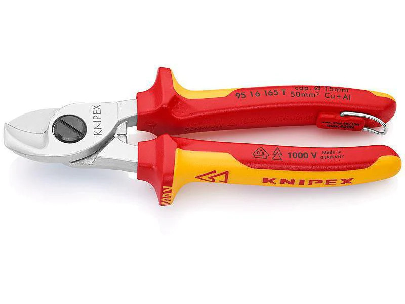 Knipex Kabelschere 165 mm 1000 V, mit Öse