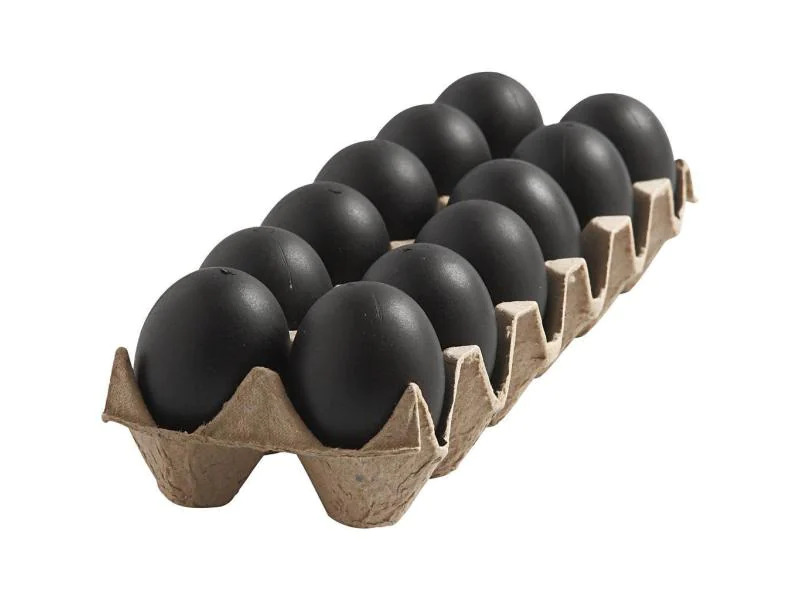 Creativ Company Ostereier 12 Stück, Schwarz