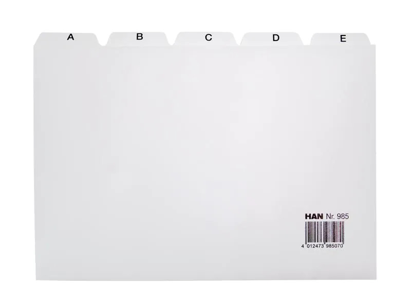 HAN Register A-Z, A5 quer