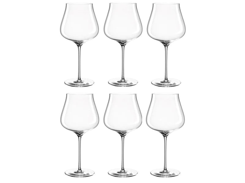 Leonardo Rotweinglas Brunelli 770 ml, 6 Stück, Transparent