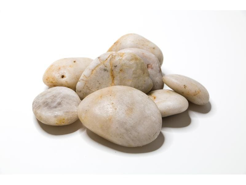 Ambiance Dekosteine 4-6 cm, Glitter Grau