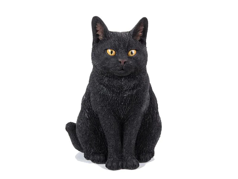 Vivid Arts Dekofigur Katze Schwarz