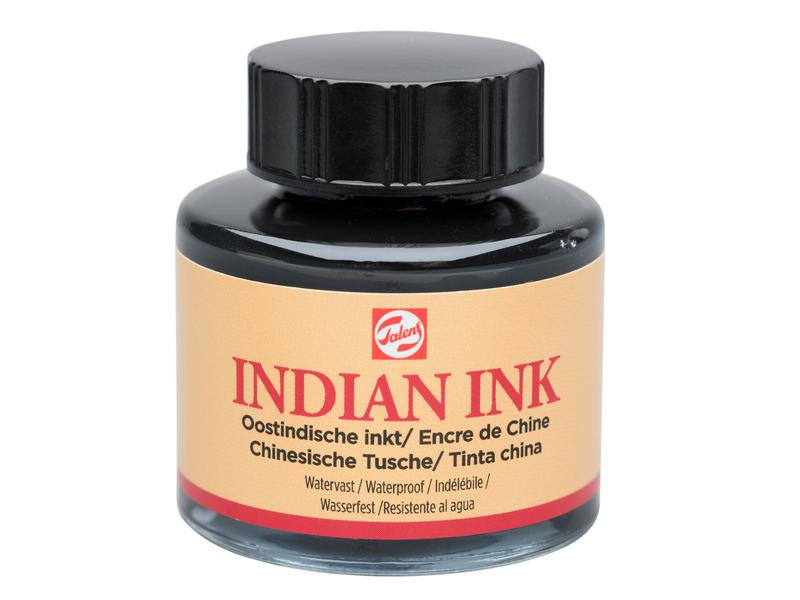 Talens Tusche Chinesisch 30 ml Schwarz