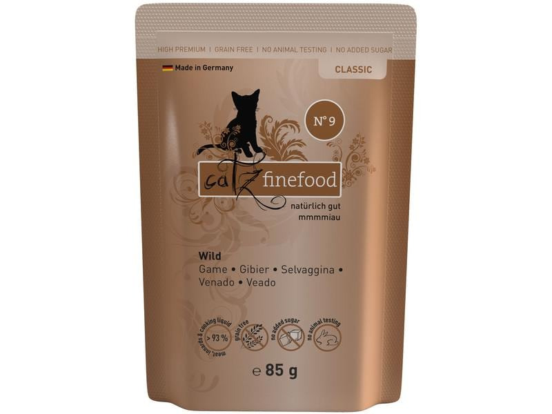 catz finefood Nassfutter No.09 Wild, 85 g