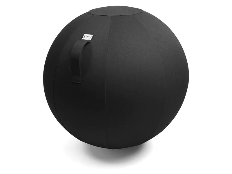 VLUV Sitzball Leiv Schwarz, Ø 60-65 cm,