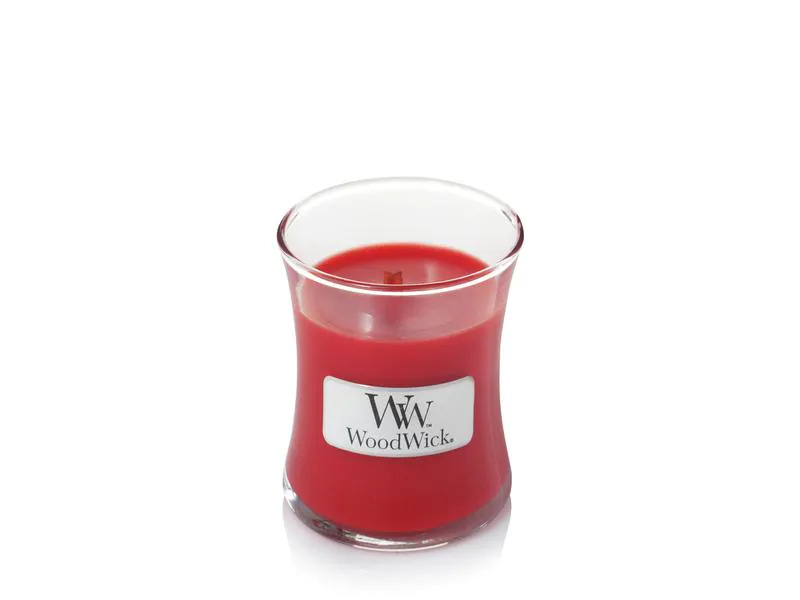Woodwick Duftkerze Crimson Berries Mini Jar