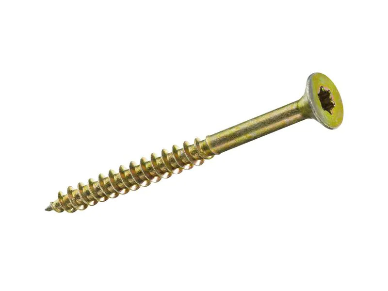 Krafter Spanplattenschrauben Senkkopf 3.5 x 40 mm Stahl, 16 Stück