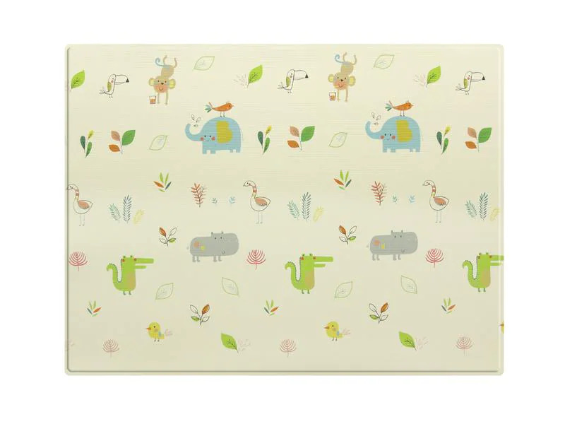 BABY CARE Spielmatte Jungle Friends 185 x 125 cm