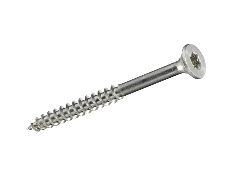 Krafter Spanplattenschrauben Senkkopf 4 x 40 mm Edelstahl, 6 Stück