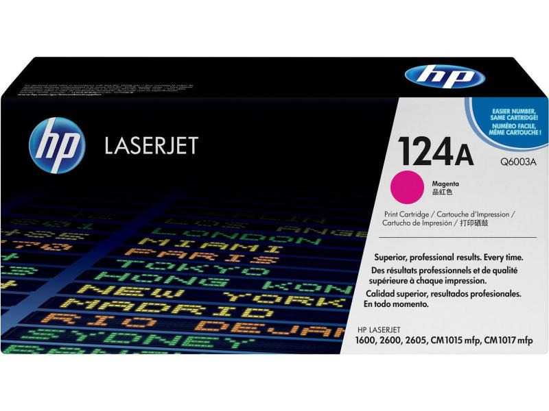 HP Toner Nr. 124A (Q6003A) Magenta