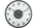 NeXtime Wanduhr Frosted Wood Ø 50 cm Grau/Weiss