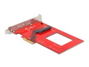 Delock Host Bus Adapter PCI-Express x4 - 1x U.3 SFF-8639