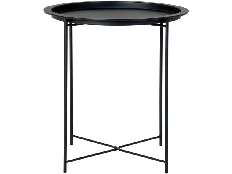 House Nordic Beistelltisch Bastia 50.5 x 46.8 cm, Schwarz