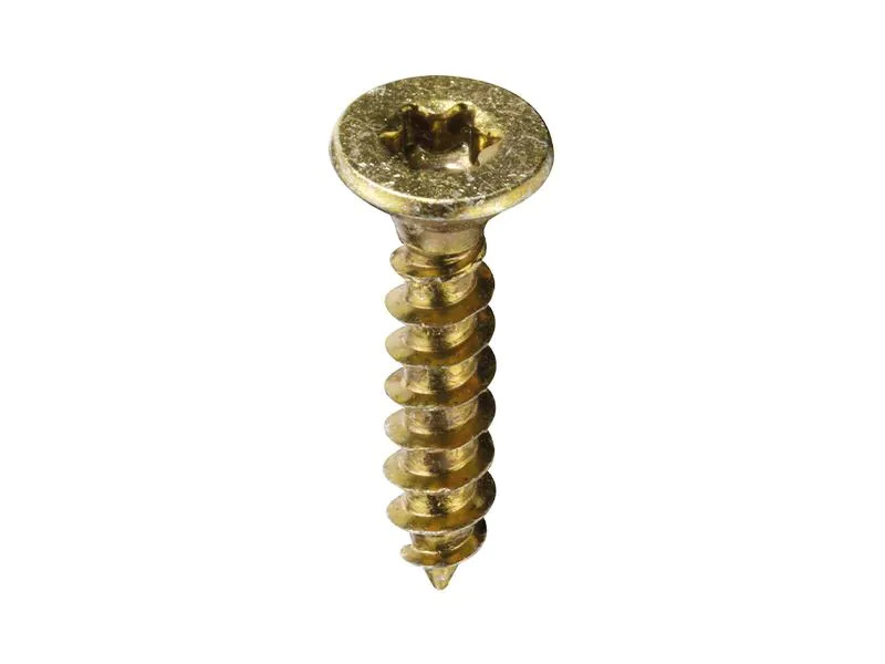 Krafter Spanplattenschrauben Senkkopf 2.5 x 20 mm Stahl, 25 Stück