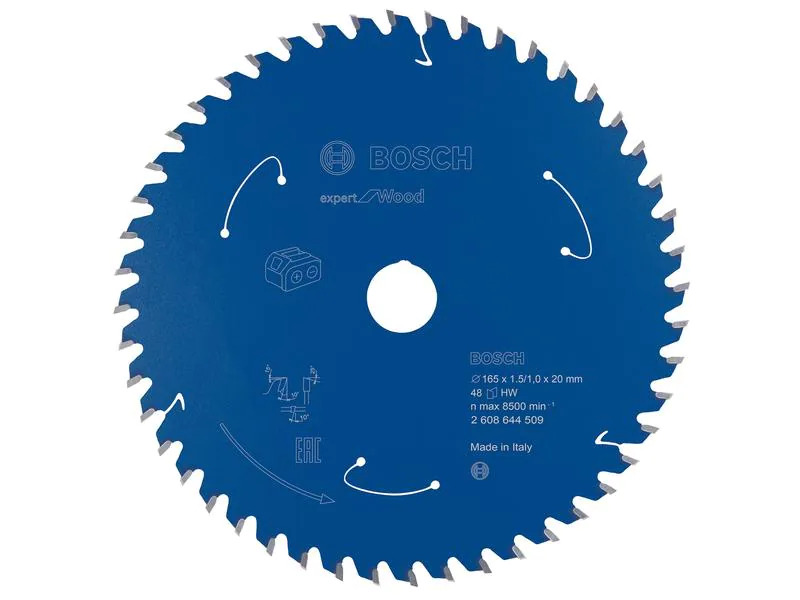 Bosch Professional Kreissägeblatt Expert for Wood 16.5 x 2 x 0.15 cm, Z 48