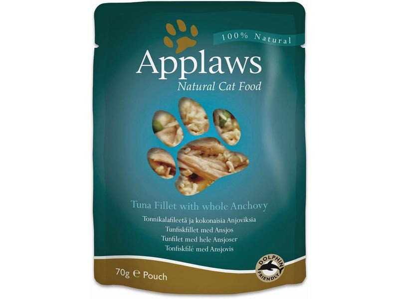 Applaws Nassfutter Pouch Thunfisch &amp; Sardellen, 70 g