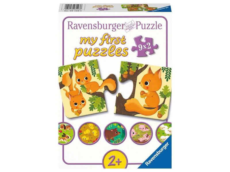 Ravensburger Kleinkinder Puzzle my first puzzles Tiere und ihre Kinder
