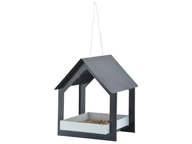 Esschert Design Futterspender Anthrazit