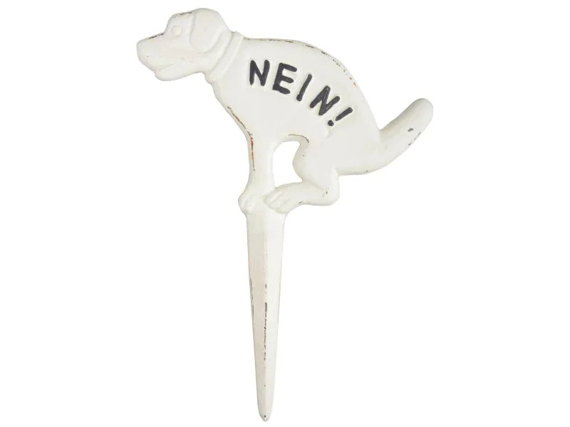 Esschert Design Gartenstecker Hundeklo Nein! 31.5 cm