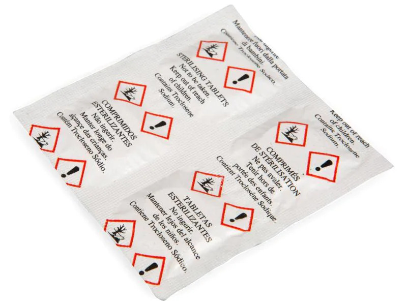 HAMMER Chlortabletten 4g, 4 Stück / für Rudergeräte