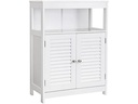 VASAGLE Kommode mit Doppeltür 60 x 80 cm, Weiss