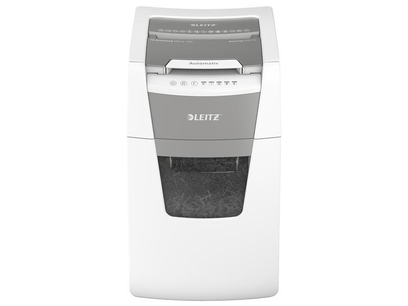 Leitz Bürogeräte Aktenvernichter IQ Autofeed Office 300, P-5, 300 Blatt