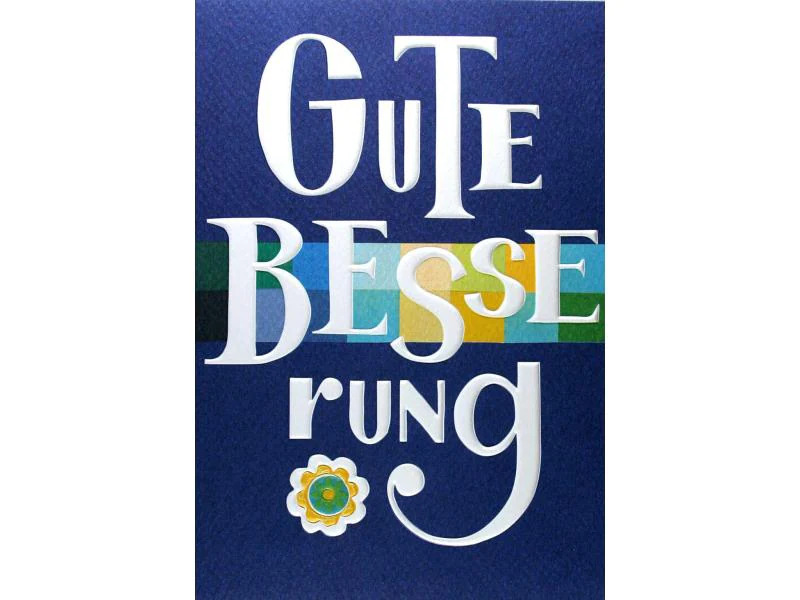 ABC Genesungskarte Gute Besserung